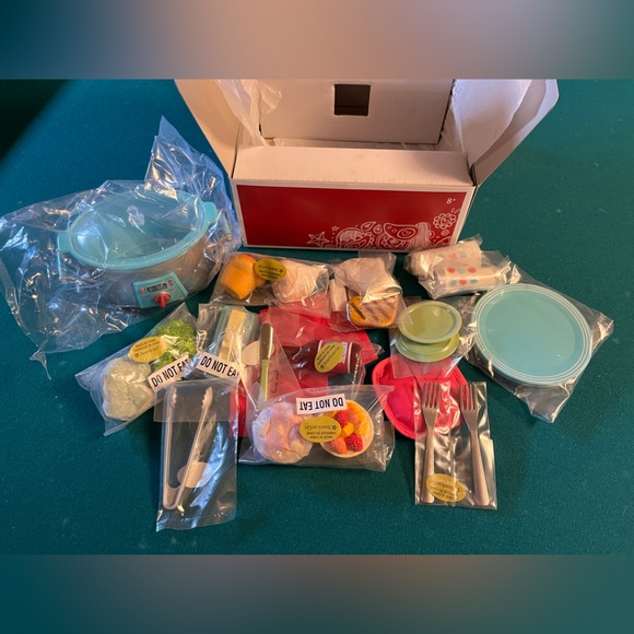 American Girl Other - American Girl Slow Cooker Dinner Set NIB